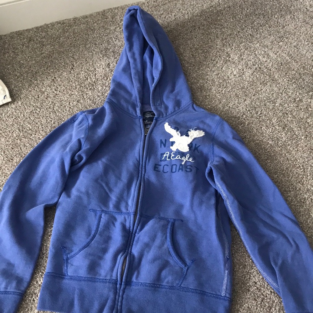 Blue AEO hoodie